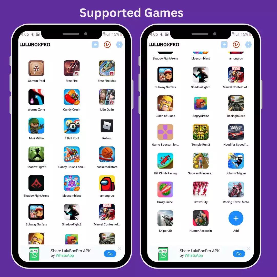 supported apps